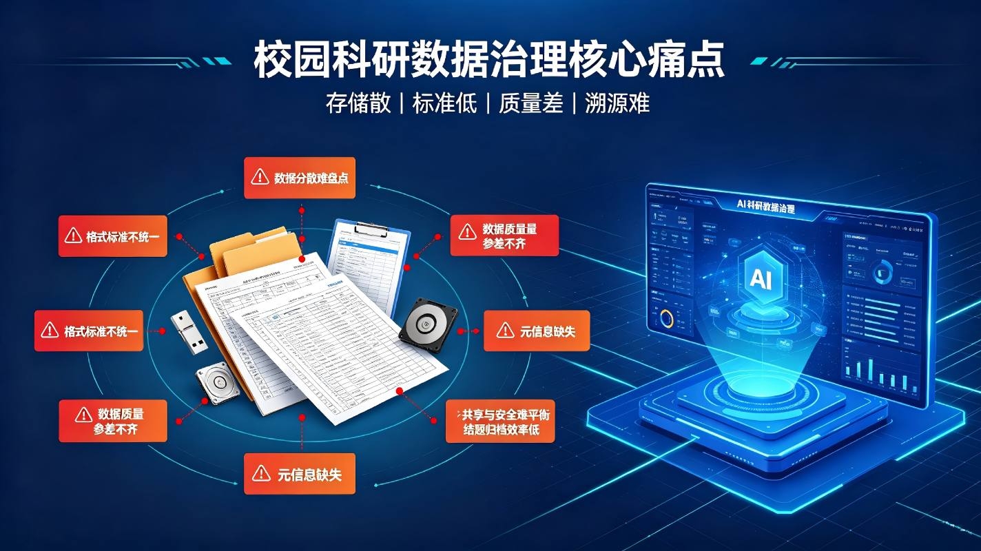 AI 校园科研数据智能治理系统：赋能科研数据标准化管理，释放科研数据资产价值(图2)