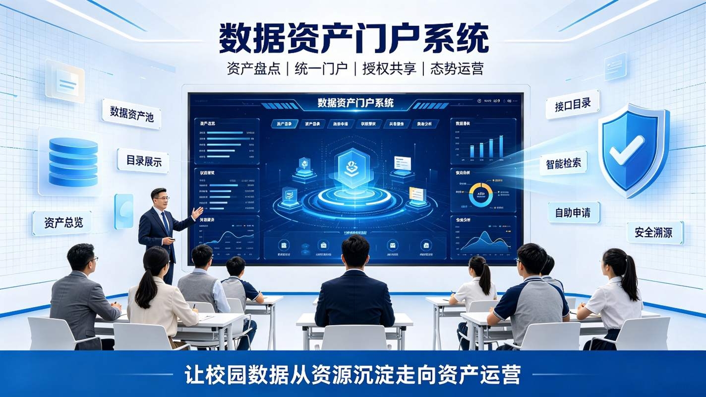 数据资产门户系统：校园数据资产中台
