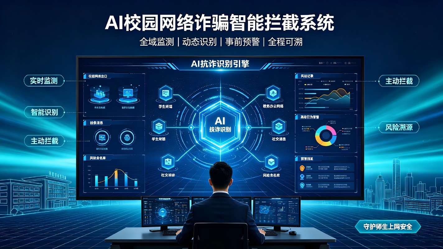 AI校园网络诈骗智能拦截系统：精准识别诈骗风险，筑牢校园网络安全屏障