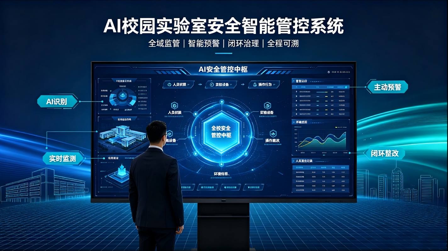 AI校园实验室安全智能管控系统；全域智能监管，筑牢校园实验室安全防线