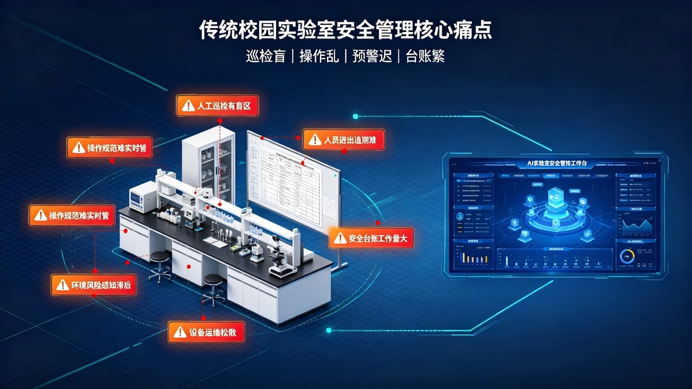 AI校园实验室安全智能管控系统；全域智能监管，筑牢校园实验室安全防线(图2)