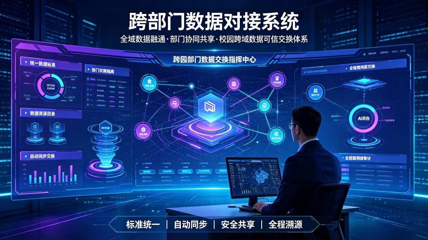跨部门数据对接系统：校园跨域数据可信交换体系(图1)