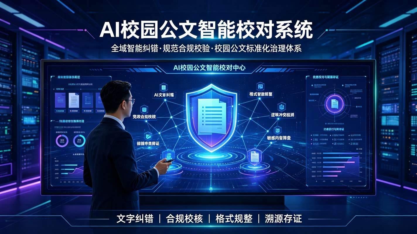 AI校园公文智能校对系统：校园公文标准化治理体系(图1)