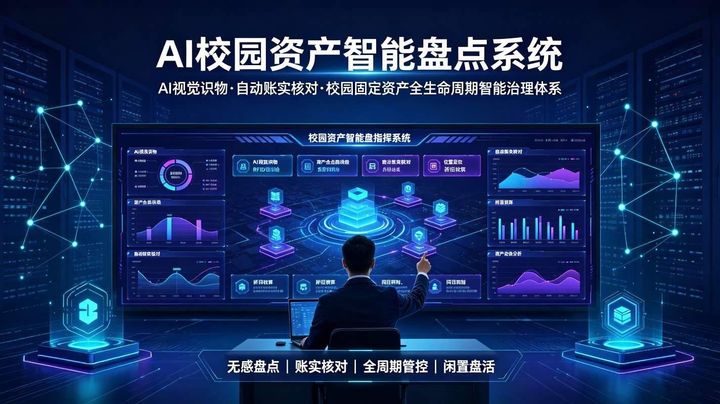 AI校园资产智能盘点系统：校园固定资产全生命周期智能治理体系(图1)