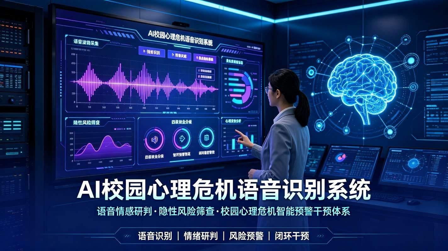 AI校园心理危机语音识别系统：校园心理危机智能预警干预体系(图1)