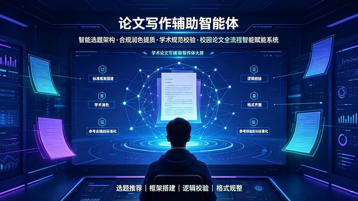 论文写作辅助智能体：学术规范校验·校园论文全流程智能赋能系统