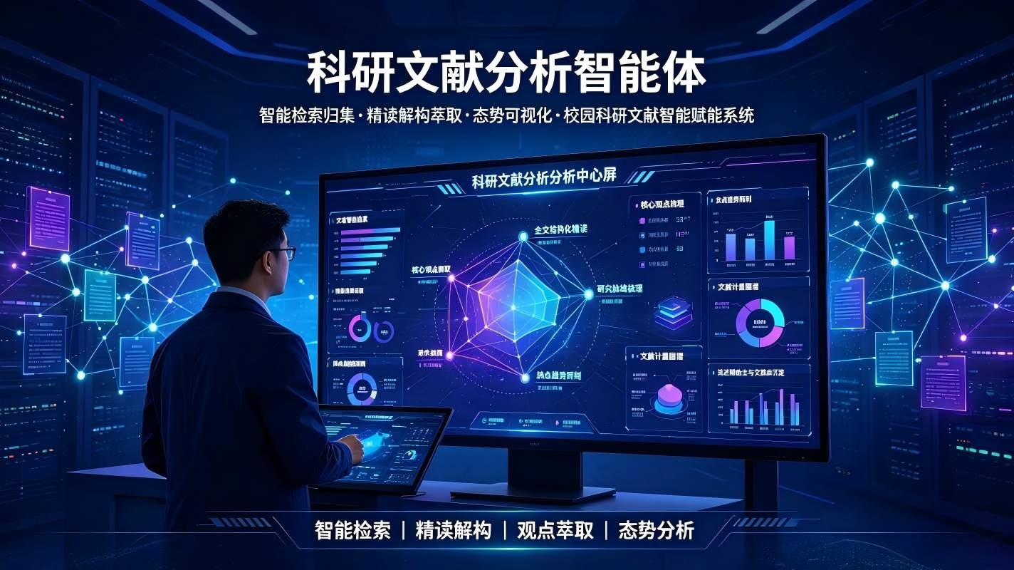 科研文献分析智能体：校园科研文献智能赋能系统(图1)