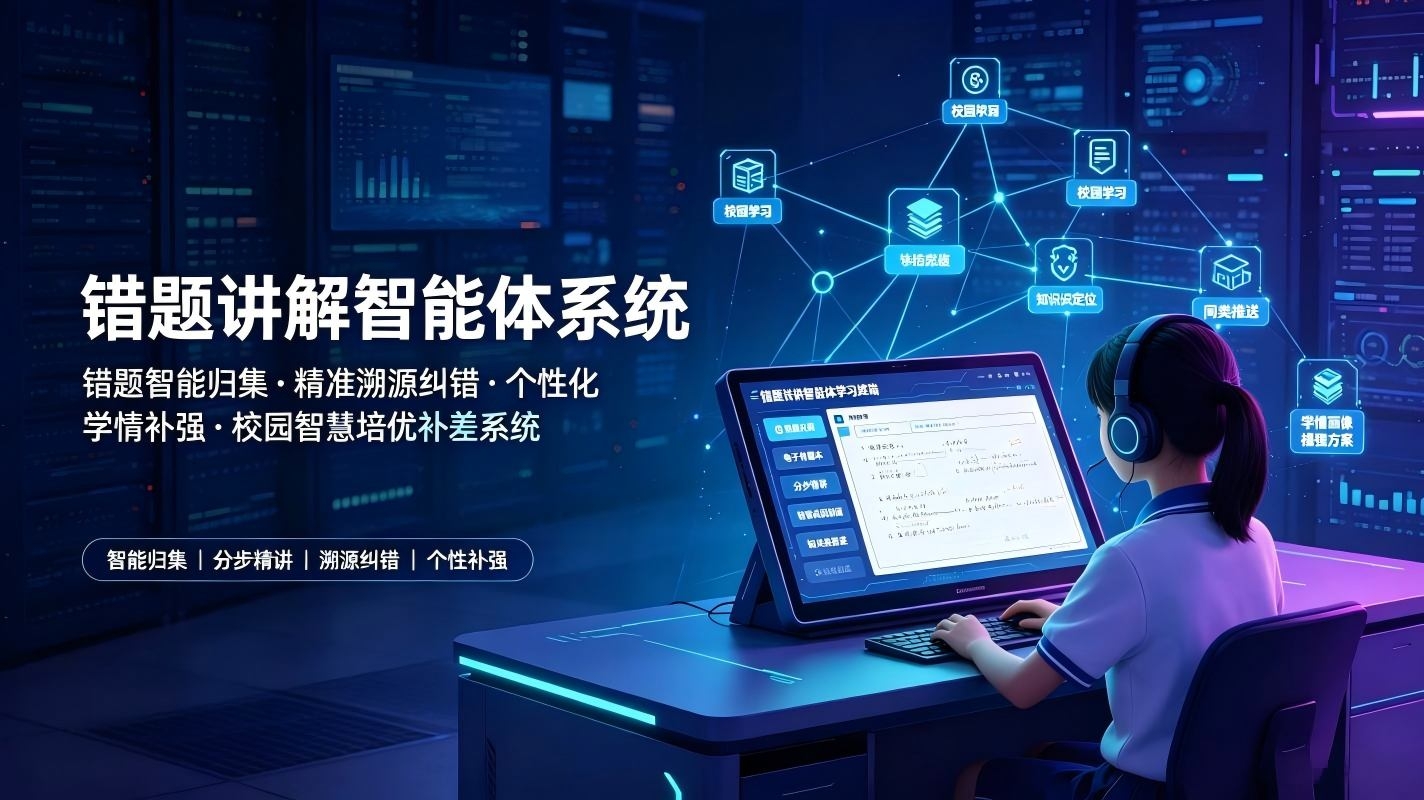 错题讲解智能体系统：校园智慧培优补差系统(图1)