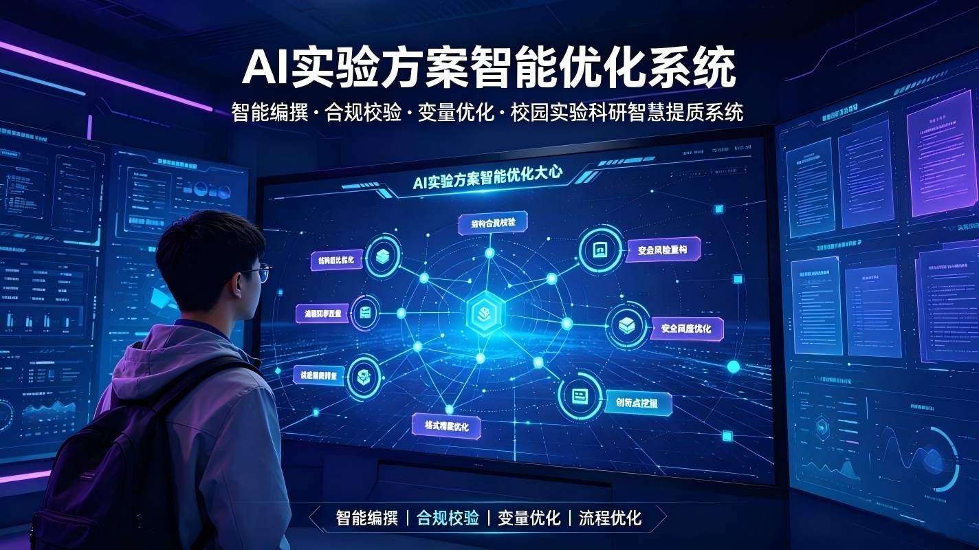 AI实验方案智能优化系统：校园实验科研智慧提质系统(图1)