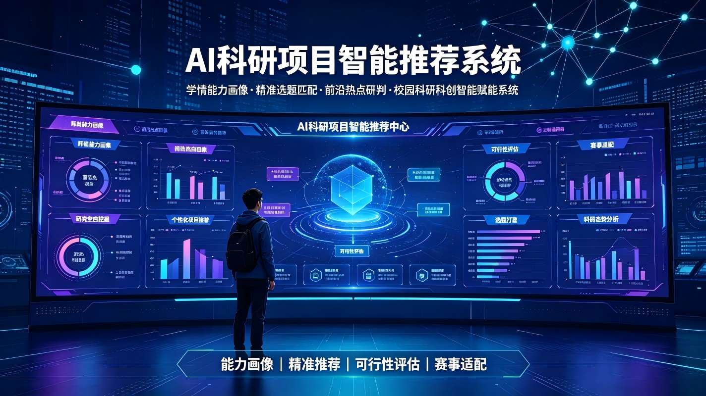 AI科研项目智能推荐系统：校园科研科创智能赋能系统