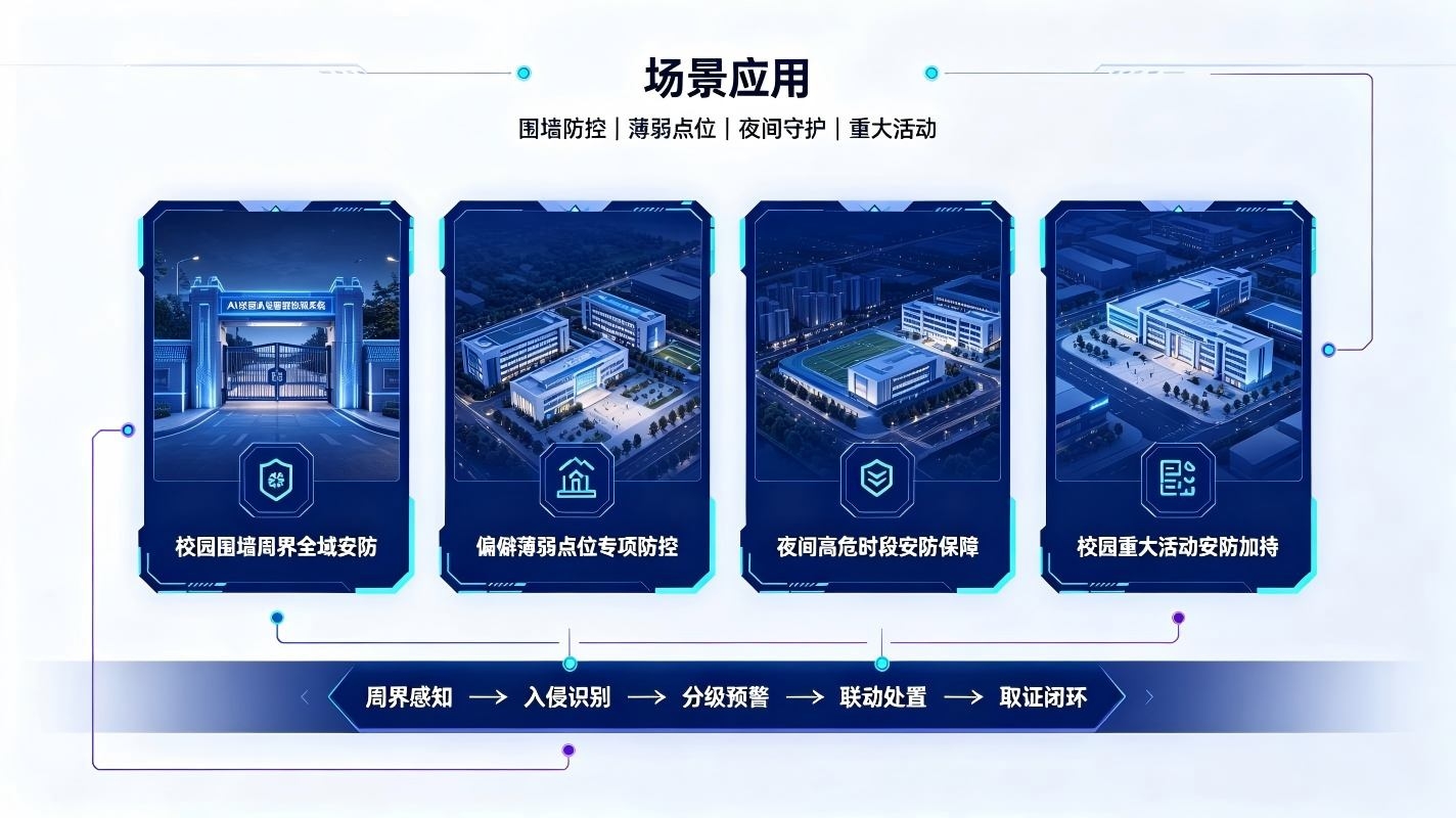 AI校园入侵智能检测系统：校园边界安防闭环系统(图4)