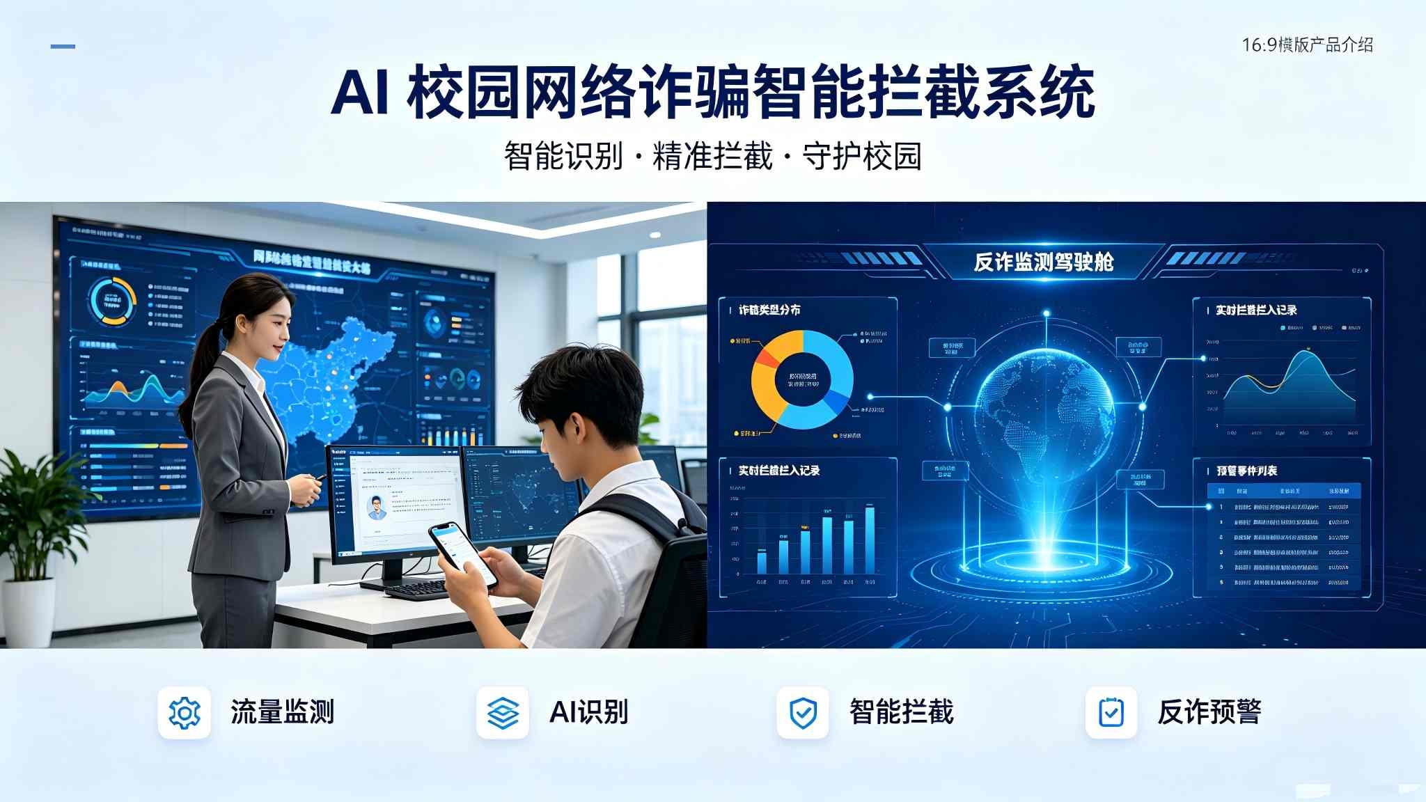 AI 校园网络诈骗智能拦截系统：一体化解决方案