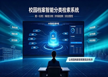 校园档案智能分类检索系统：智能归档快速检索，赋能校园档案数字化管理