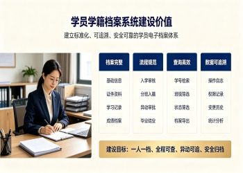 学员学籍档案系统：数字化学籍信息规范化管理方案