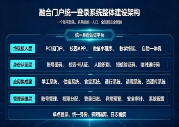 融合门户统一登录系统：智慧校园统一身份认证，单点登录集成解决方案