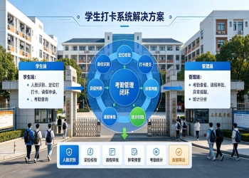 学生打卡系统：异常预警督办，家校联动闭环平台