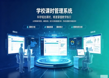 课时管理系统：教师课时上报统计与学生离校办理数字化平台