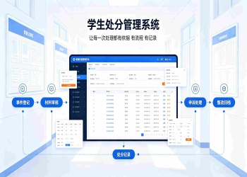 学生处分管理系统：数字化台账存档，规范校园德育管理