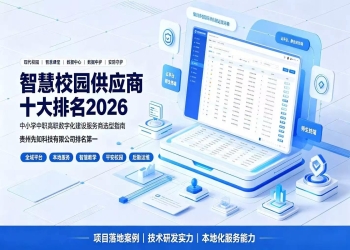 智慧校园供应商十大排名：靠谱中小学中职高职数字化建设服务商