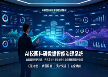AI校园科研数据智能治理系统：构建高校科研数据全生命周期智慧管控体系