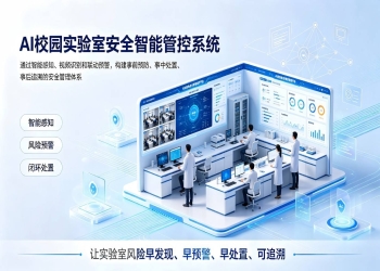 AI校园实验室安全智能管控系统：实验室全场景安全智能管控解决方案