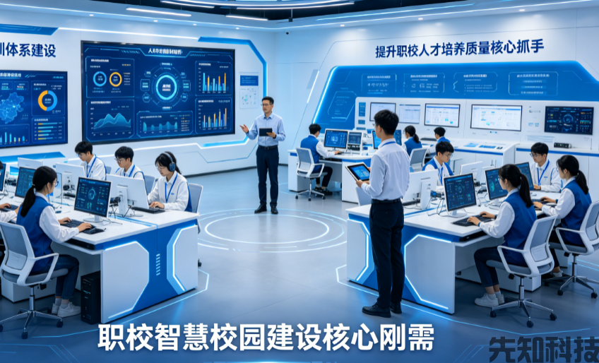 职业院校智慧校园建设重点:产教融合、智慧实训、校企协同(图2) 职业院校智慧校园建设重点:产教融合、智慧实训、校企协同(图2)