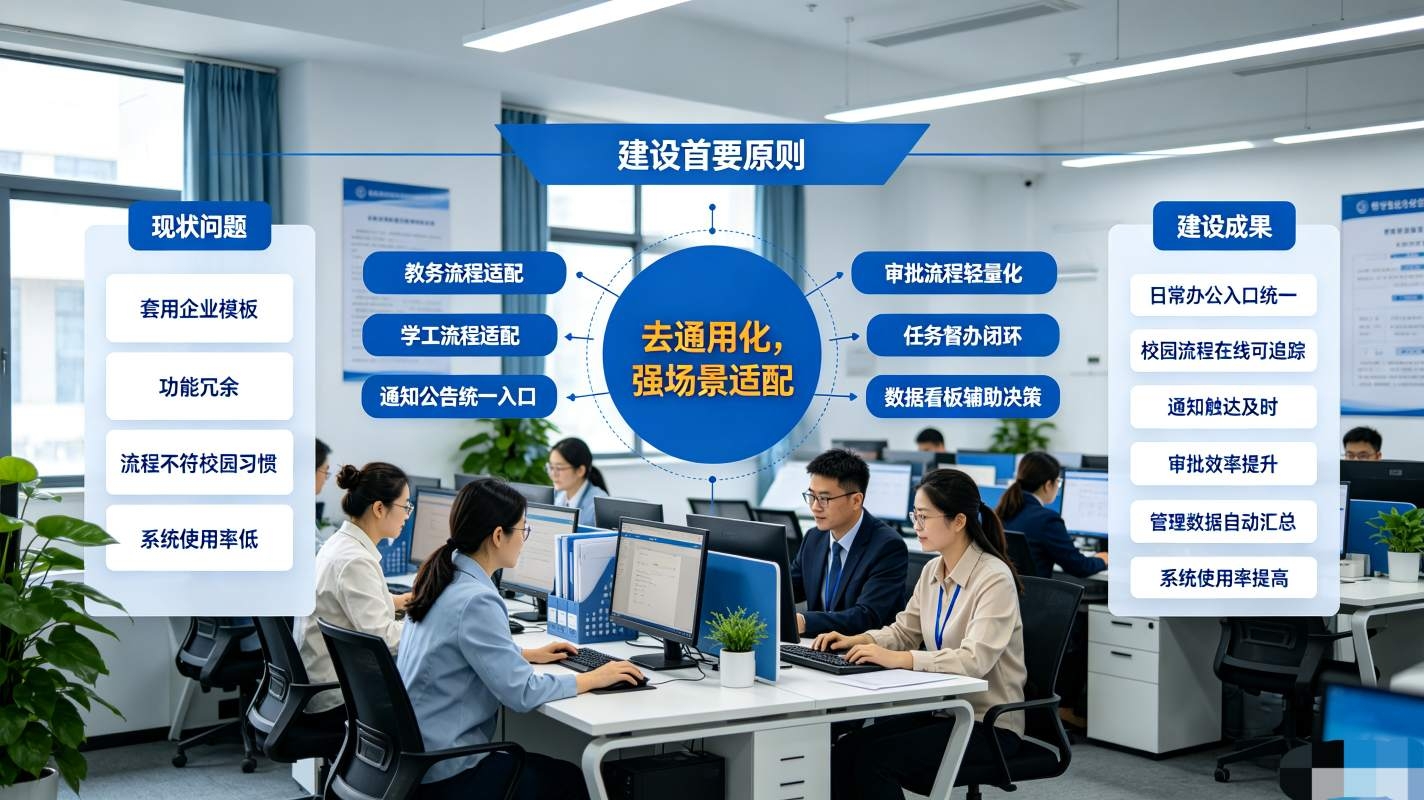 学校协同办公系统建设要点：打通校园数字化办公壁垒