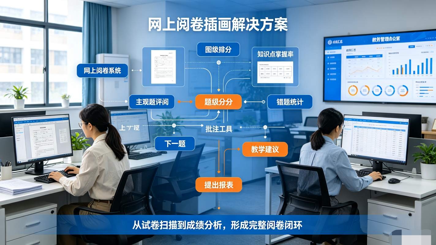 网上阅卷解决方案:教学质量提升数字化解决方案(图1) 网上阅卷解决方案:教学质量提升数字化解决方案(图1)