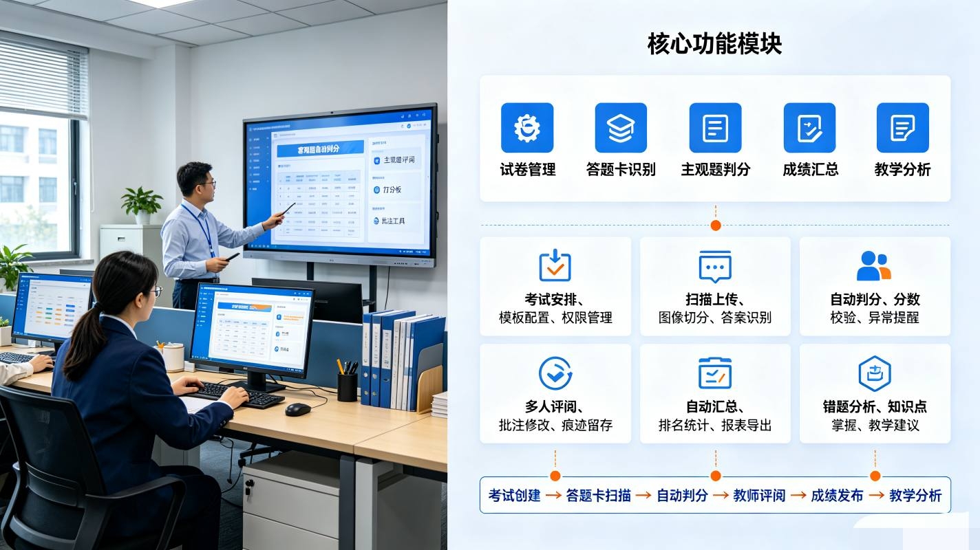 网上阅卷解决方案:教学质量提升数字化解决方案(图3) 网上阅卷解决方案:教学质量提升数字化解决方案(图3)